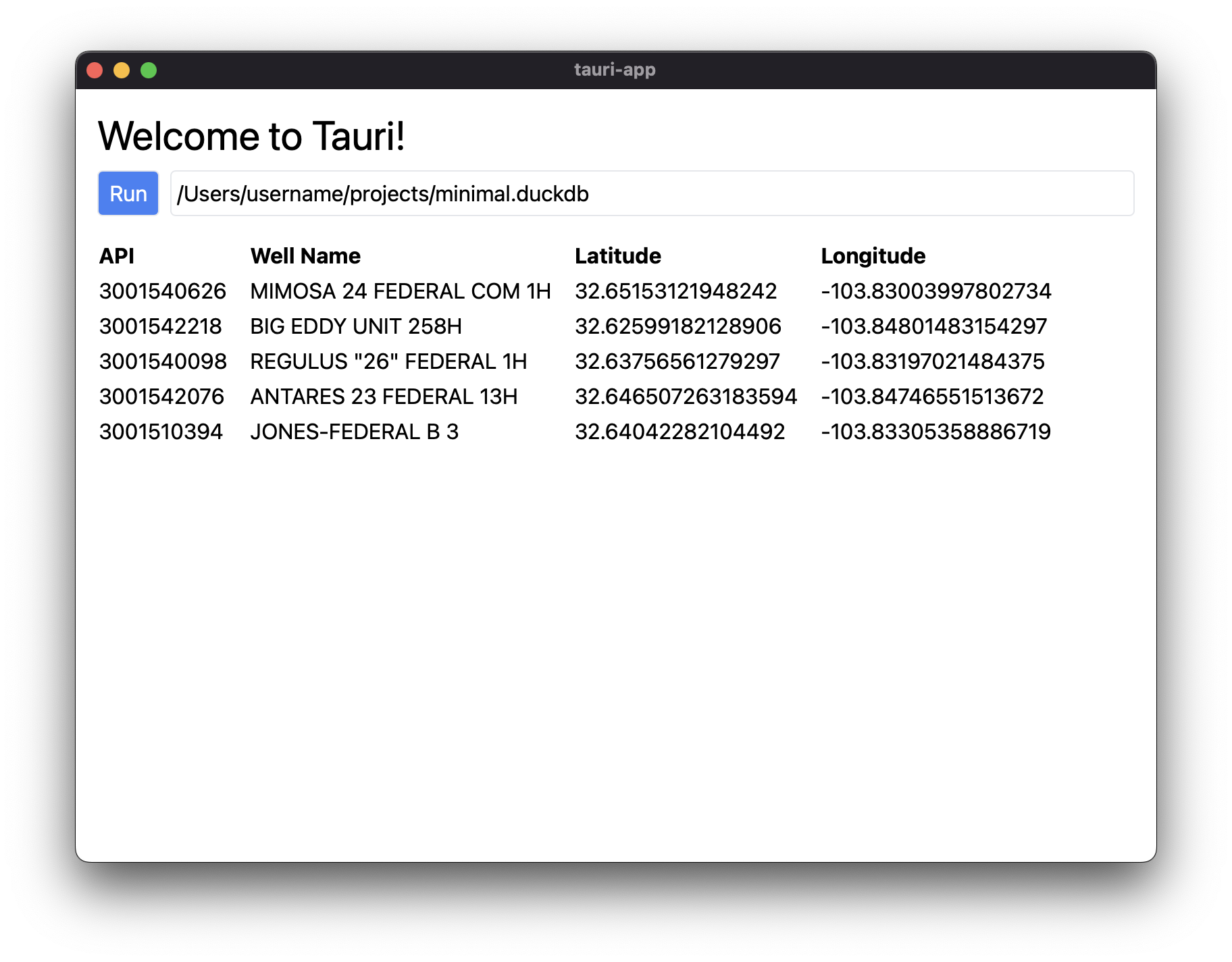 Cross Platform Desktop App Example